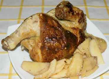 Quince Stuffed Chicken